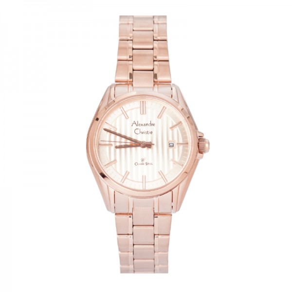 Alexandre Christie AC 8686 Full Rosegold Lady LDBRGLN